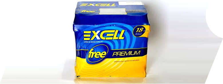 Baterias automotivas Excell Premium - Caminhões e Carros