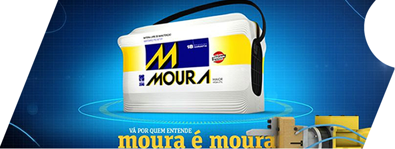 bateria para carro e caminhão Moura